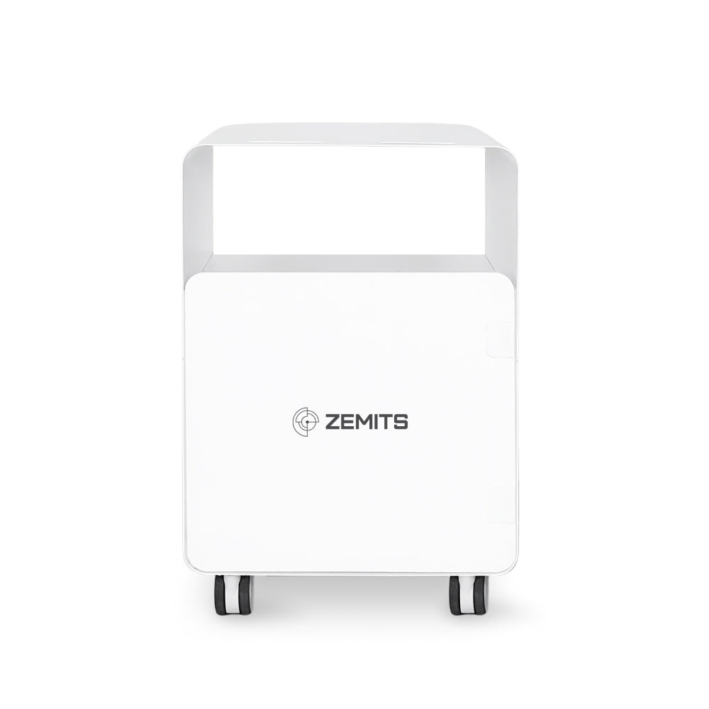 Zemits ElleCart Pro professional device stand and storage trolley front view