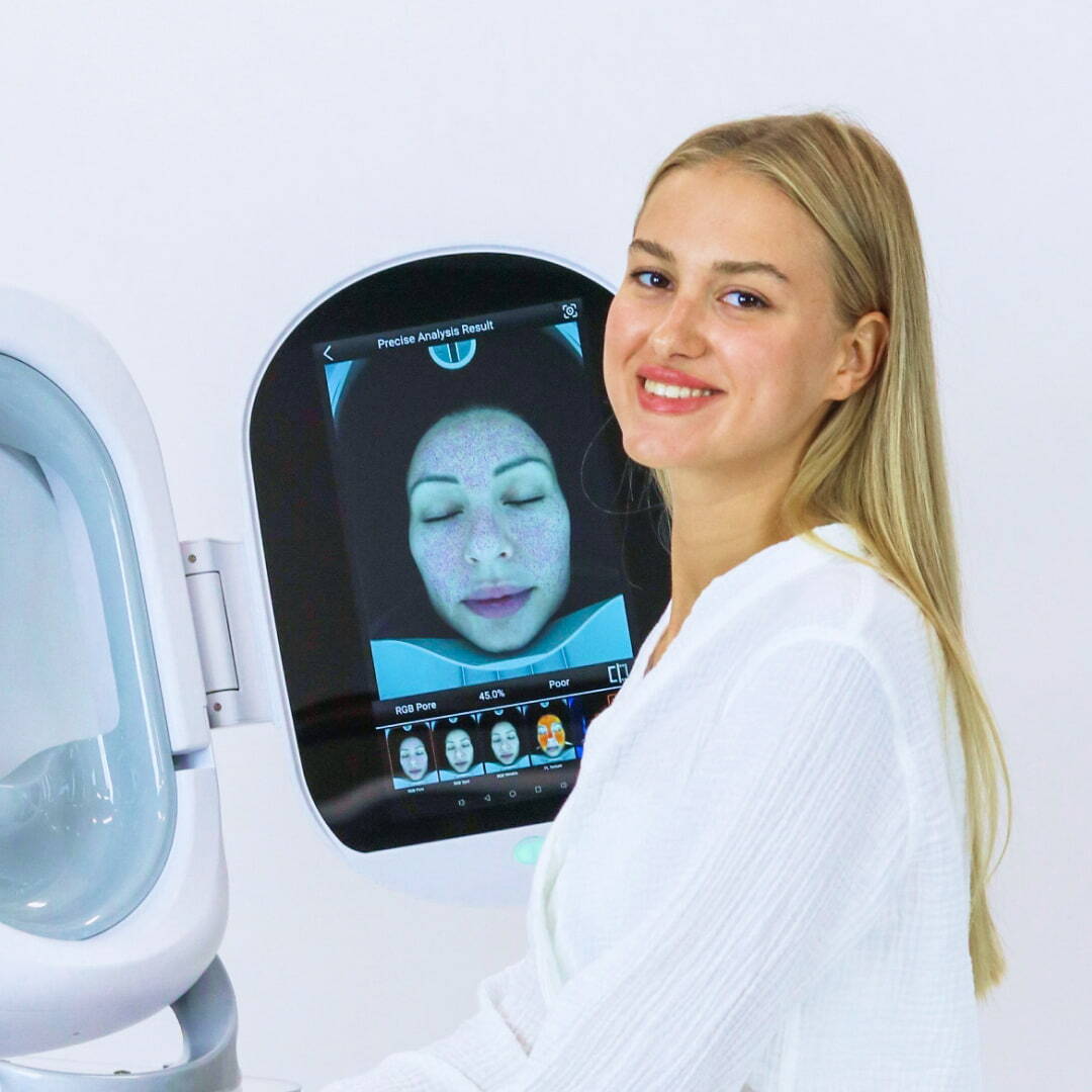 Professional skin assessment with Zemits VeraFace