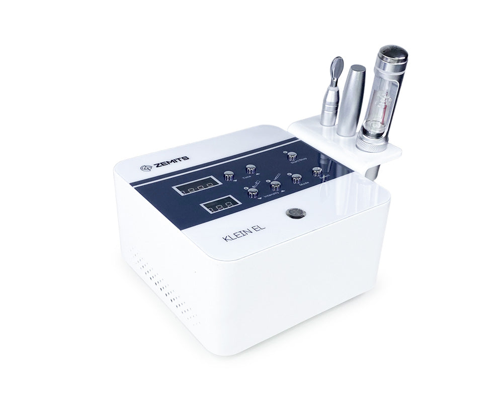 Zemits Klein EL electroporation and needle-free mesotherapy machine with dual handpieces