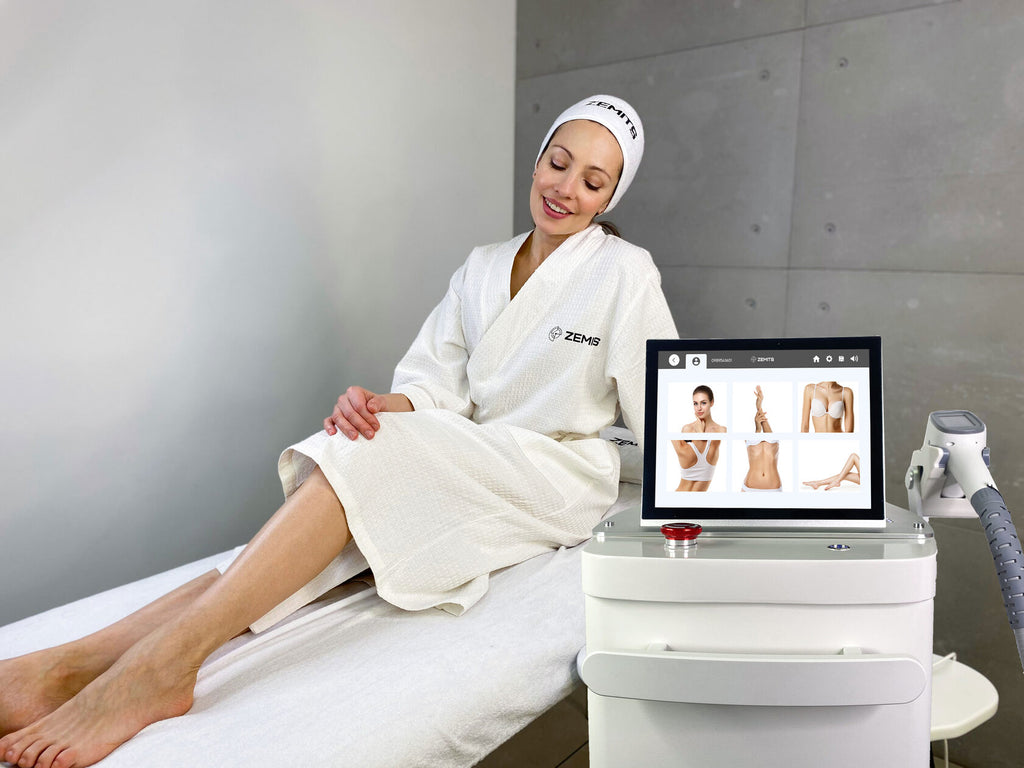 Professional laser hair removal with Zemits Quidion