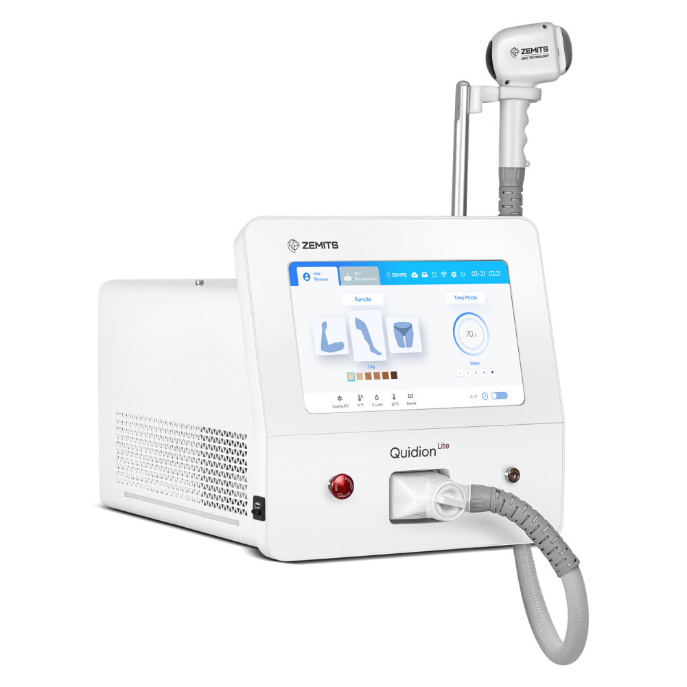 Zemits Quidion Lite Triple Wavelength Diode Laser for professional hair removal