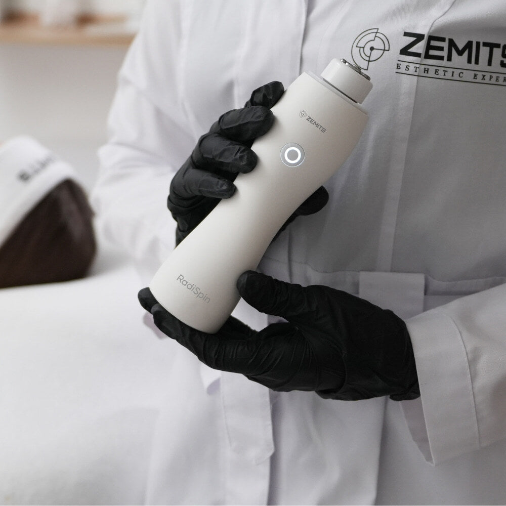 RF LED skin tightening treatment with Zemits RadiSpin